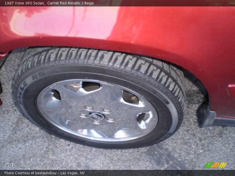 Garnet Red Metallic / Beige 1997 Volvo 960 Sedan
