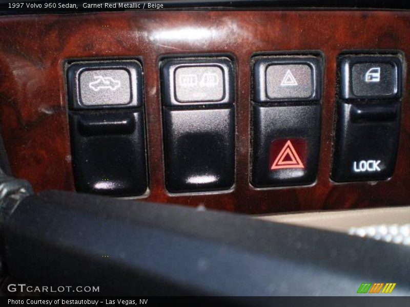 Garnet Red Metallic / Beige 1997 Volvo 960 Sedan