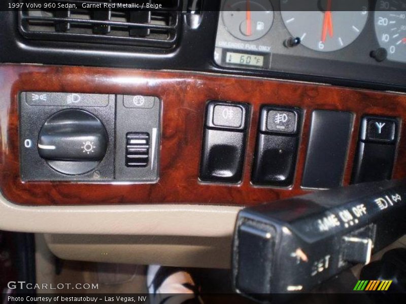 Garnet Red Metallic / Beige 1997 Volvo 960 Sedan