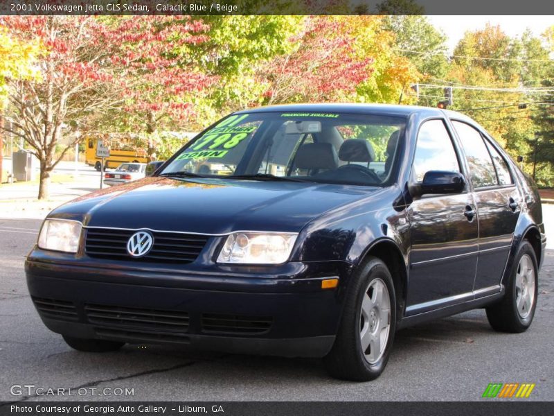 Galactic Blue / Beige 2001 Volkswagen Jetta GLS Sedan