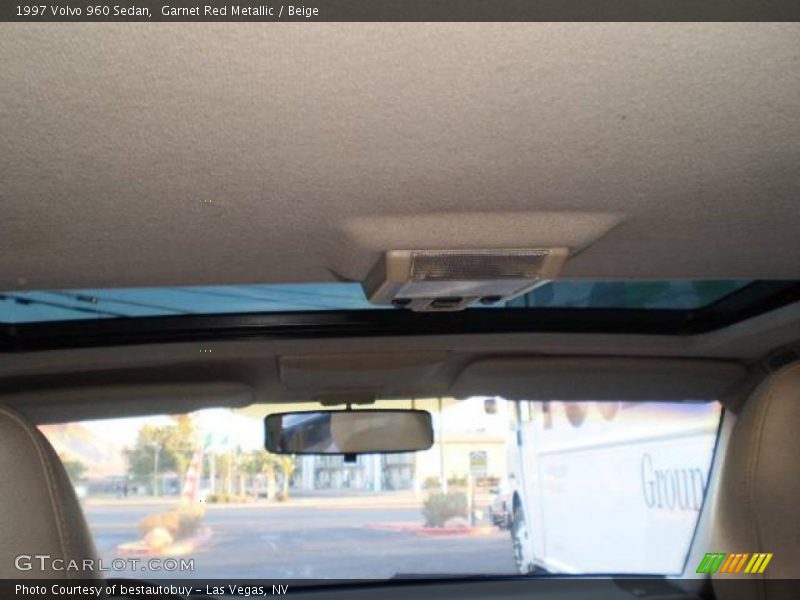 Garnet Red Metallic / Beige 1997 Volvo 960 Sedan