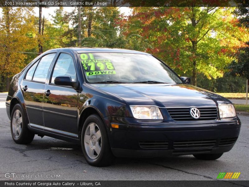 Galactic Blue / Beige 2001 Volkswagen Jetta GLS Sedan