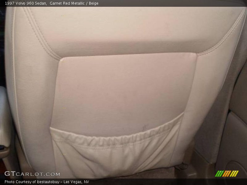 Garnet Red Metallic / Beige 1997 Volvo 960 Sedan