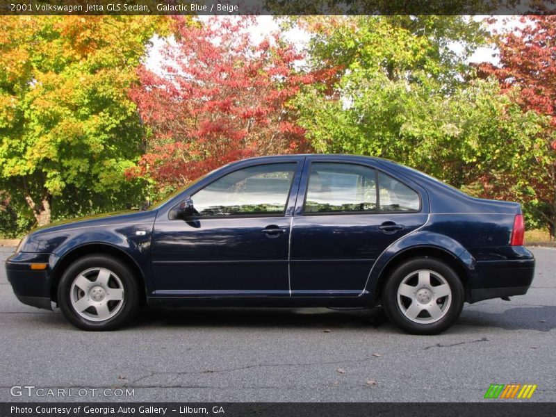 Galactic Blue / Beige 2001 Volkswagen Jetta GLS Sedan
