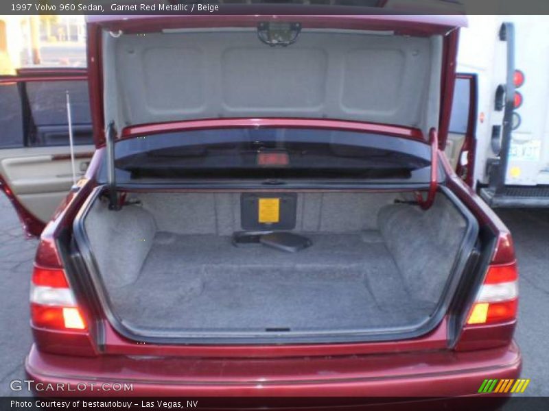 Garnet Red Metallic / Beige 1997 Volvo 960 Sedan