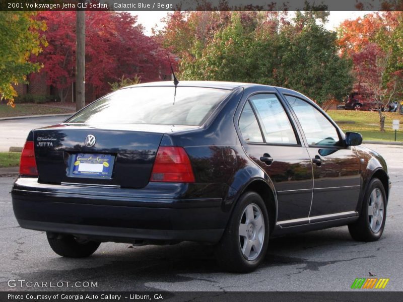 Galactic Blue / Beige 2001 Volkswagen Jetta GLS Sedan