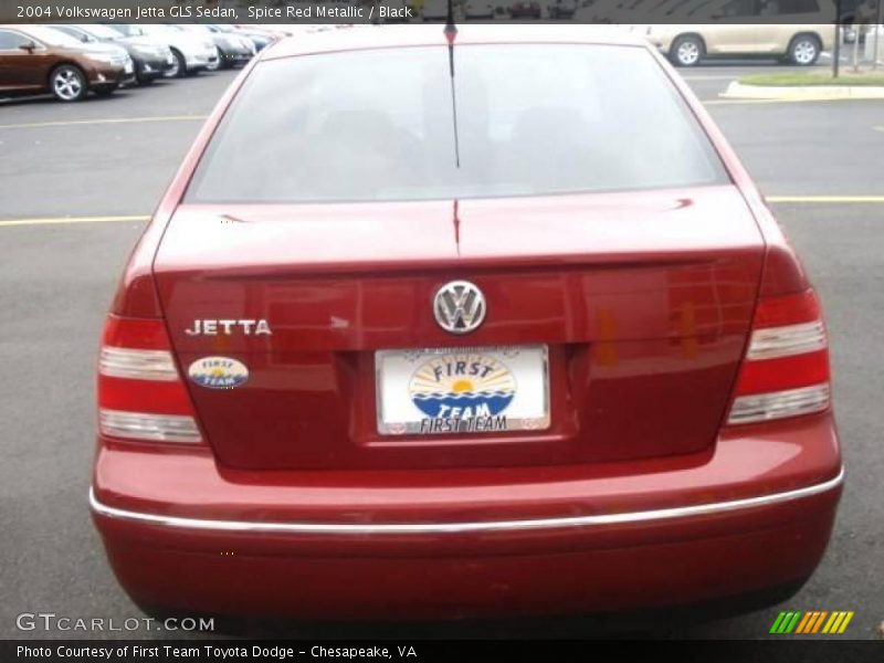 Spice Red Metallic / Black 2004 Volkswagen Jetta GLS Sedan