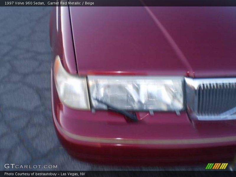 Garnet Red Metallic / Beige 1997 Volvo 960 Sedan