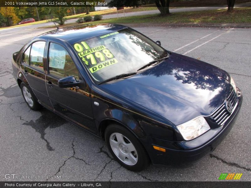 Galactic Blue / Beige 2001 Volkswagen Jetta GLS Sedan