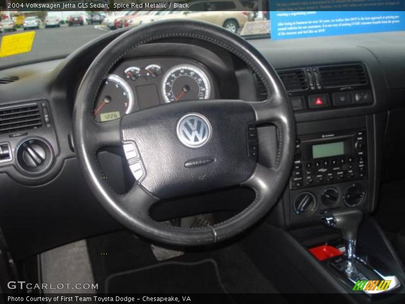 Spice Red Metallic / Black 2004 Volkswagen Jetta GLS Sedan