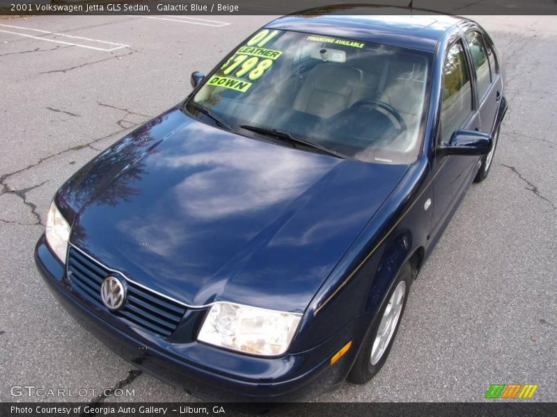 Galactic Blue / Beige 2001 Volkswagen Jetta GLS Sedan