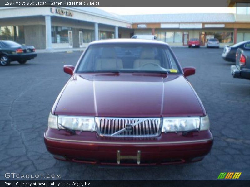 Garnet Red Metallic / Beige 1997 Volvo 960 Sedan