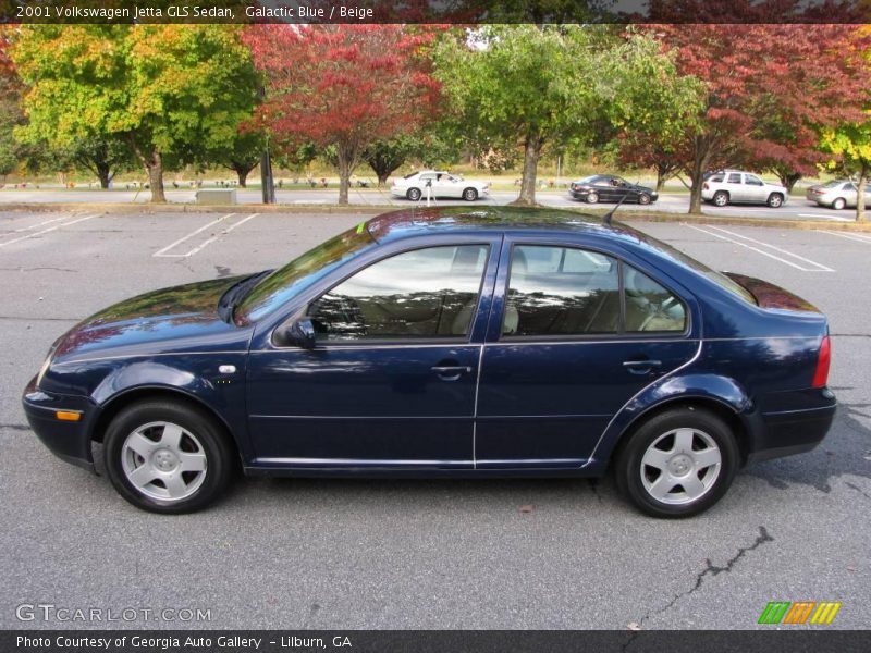 Galactic Blue / Beige 2001 Volkswagen Jetta GLS Sedan