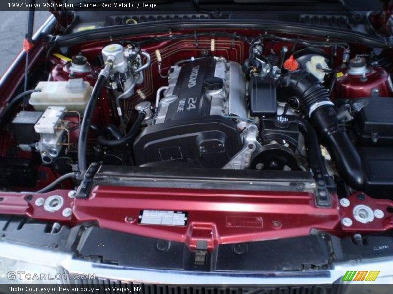 Garnet Red Metallic / Beige 1997 Volvo 960 Sedan