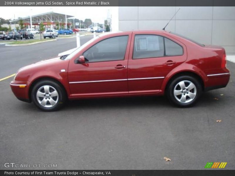 Spice Red Metallic / Black 2004 Volkswagen Jetta GLS Sedan