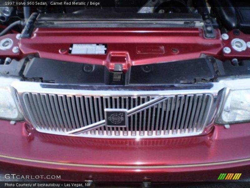 Garnet Red Metallic / Beige 1997 Volvo 960 Sedan