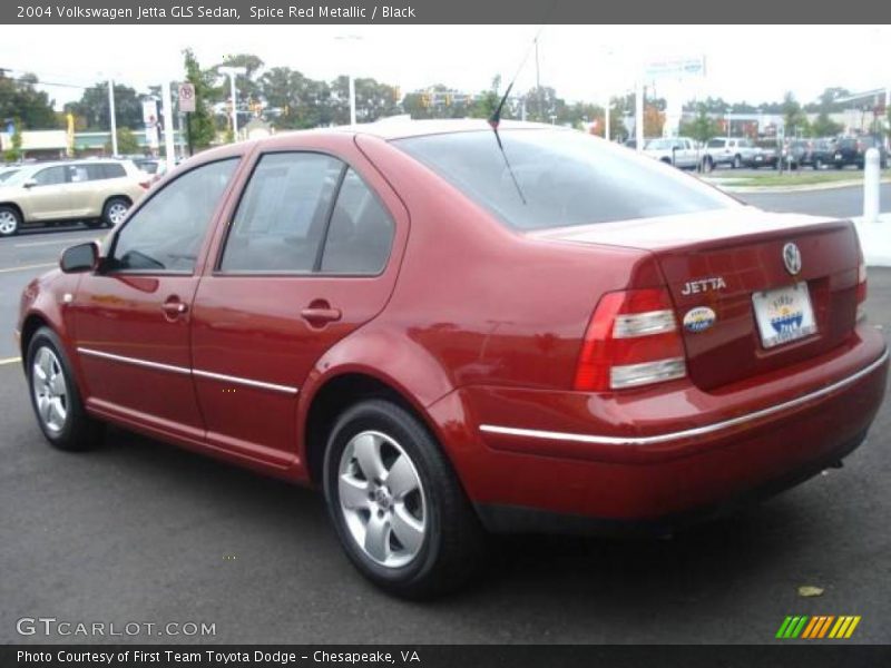 Spice Red Metallic / Black 2004 Volkswagen Jetta GLS Sedan