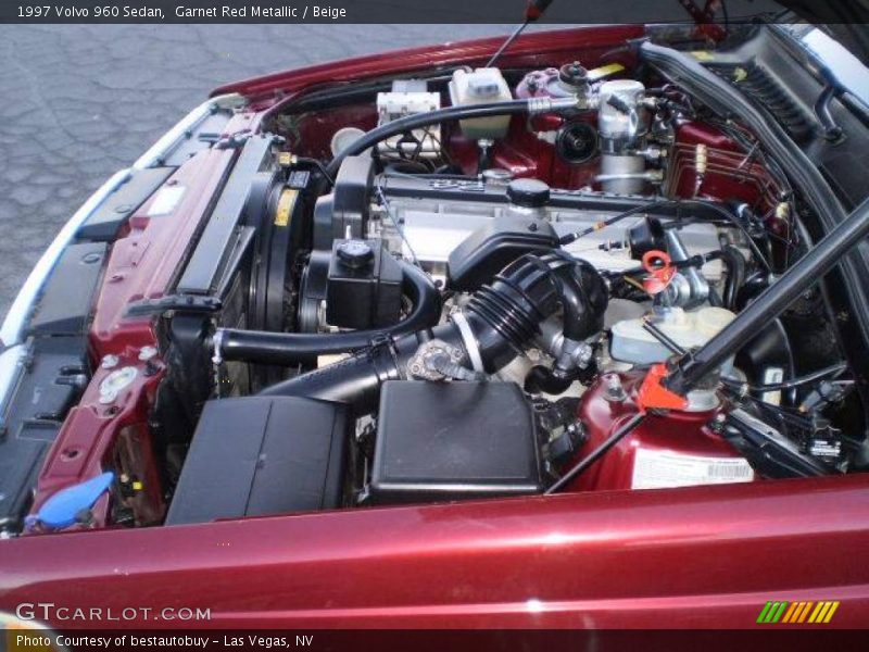 Garnet Red Metallic / Beige 1997 Volvo 960 Sedan