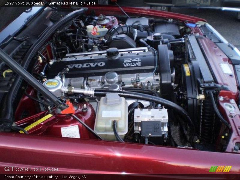 Garnet Red Metallic / Beige 1997 Volvo 960 Sedan