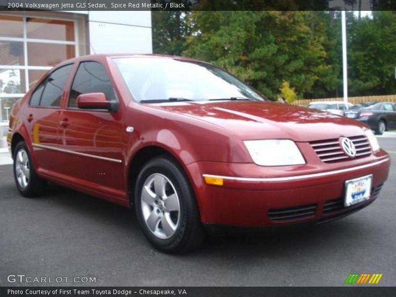 Spice Red Metallic / Black 2004 Volkswagen Jetta GLS Sedan