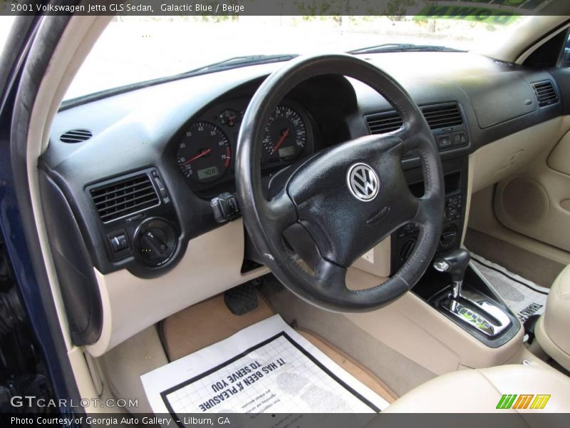 Galactic Blue / Beige 2001 Volkswagen Jetta GLS Sedan