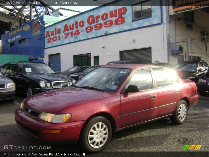 Red Pearl / Dark Gray 1993 Toyota Corolla DX