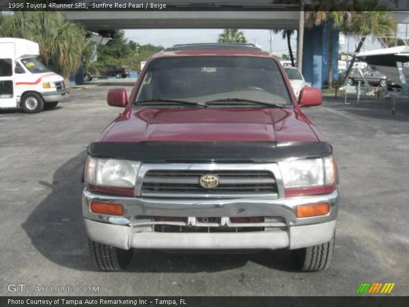 Sunfire Red Pearl / Beige 1996 Toyota 4Runner SR5