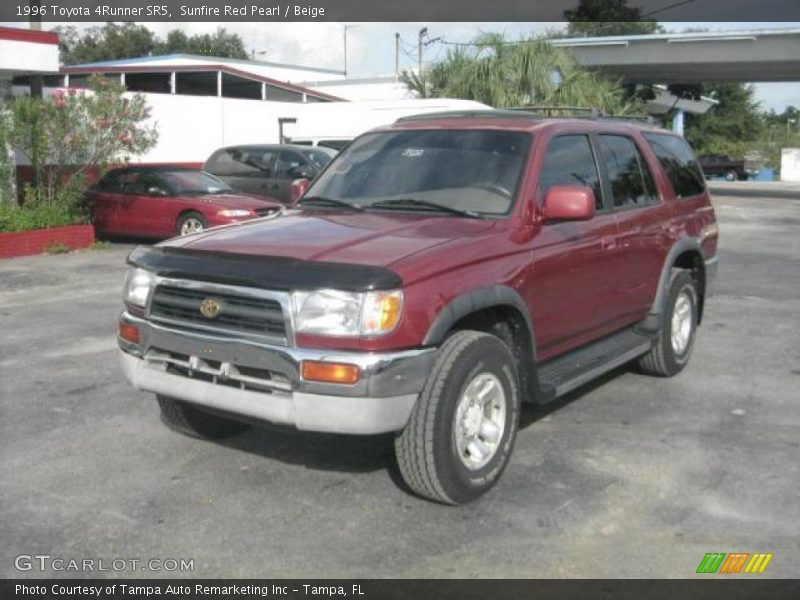 Sunfire Red Pearl / Beige 1996 Toyota 4Runner SR5