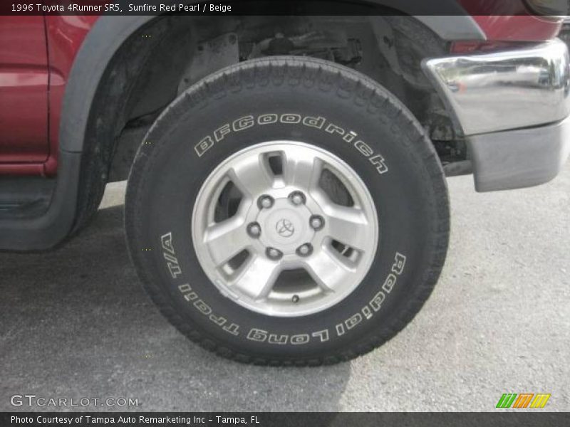 Sunfire Red Pearl / Beige 1996 Toyota 4Runner SR5