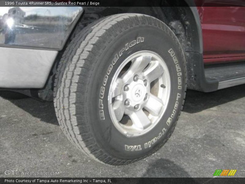 Sunfire Red Pearl / Beige 1996 Toyota 4Runner SR5