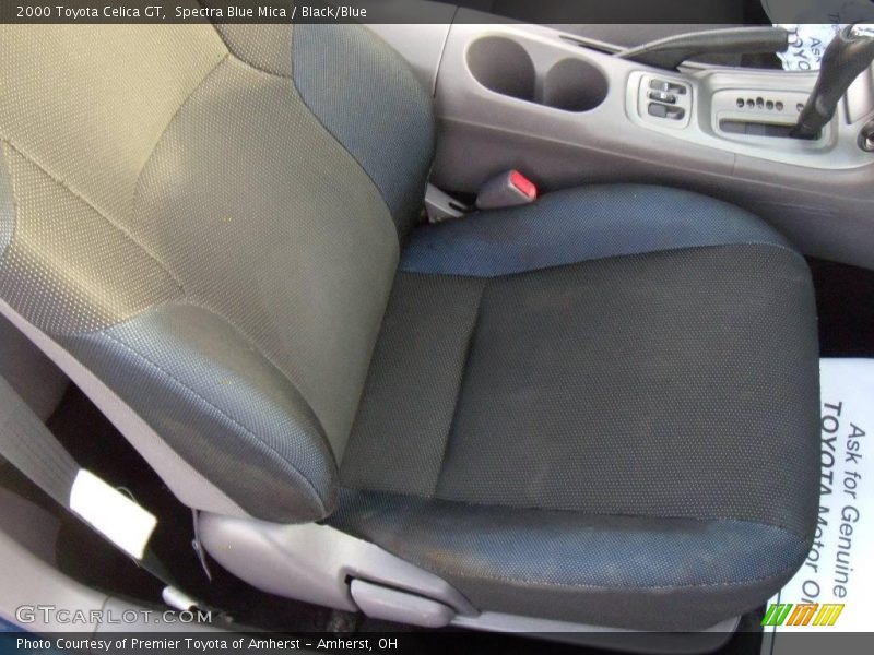 Spectra Blue Mica / Black/Blue 2000 Toyota Celica GT