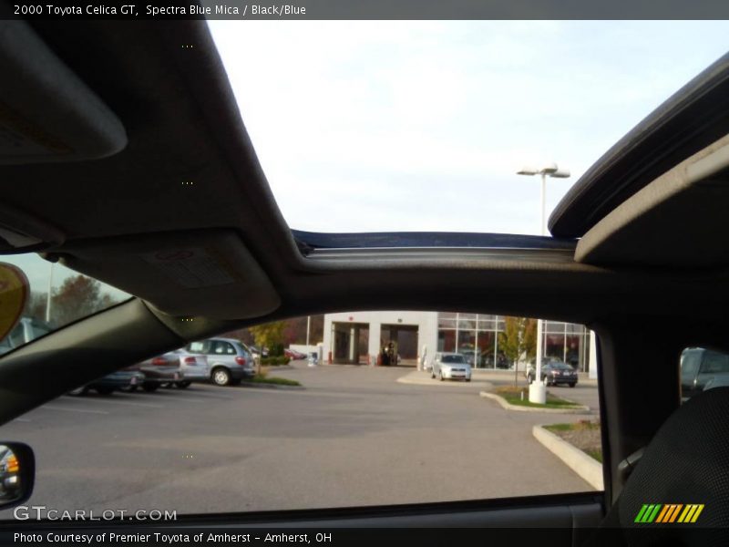 Spectra Blue Mica / Black/Blue 2000 Toyota Celica GT