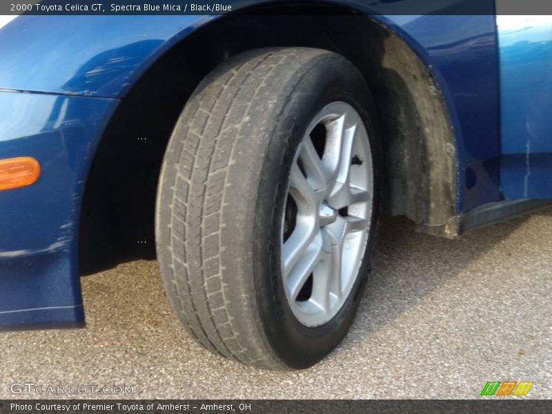 Spectra Blue Mica / Black/Blue 2000 Toyota Celica GT