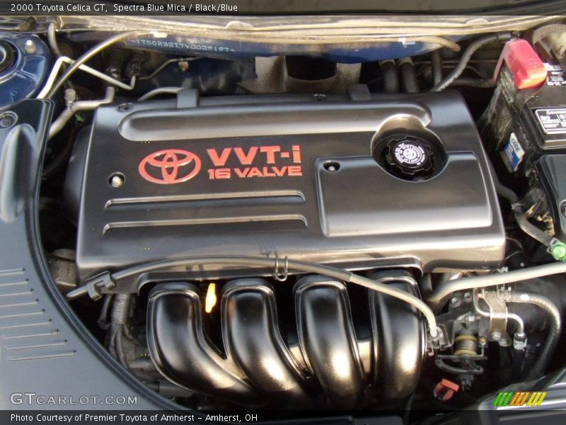 Spectra Blue Mica / Black/Blue 2000 Toyota Celica GT