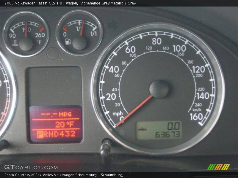 Stonehenge Grey Metallic / Grey 2005 Volkswagen Passat GLS 1.8T Wagon