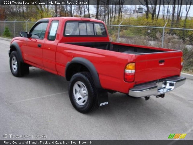 Radiant Red / Charcoal 2001 Toyota Tacoma Xtracab 4x4