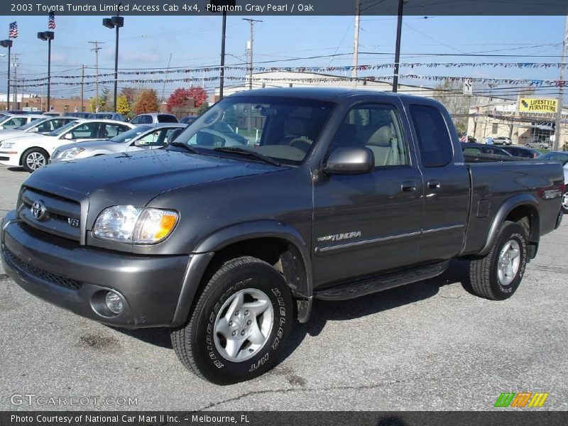 Phantom Gray Pearl / Oak 2003 Toyota Tundra Limited Access Cab 4x4