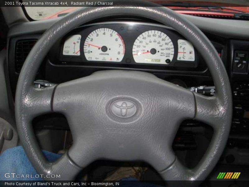 Radiant Red / Charcoal 2001 Toyota Tacoma Xtracab 4x4