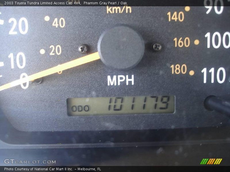 Phantom Gray Pearl / Oak 2003 Toyota Tundra Limited Access Cab 4x4