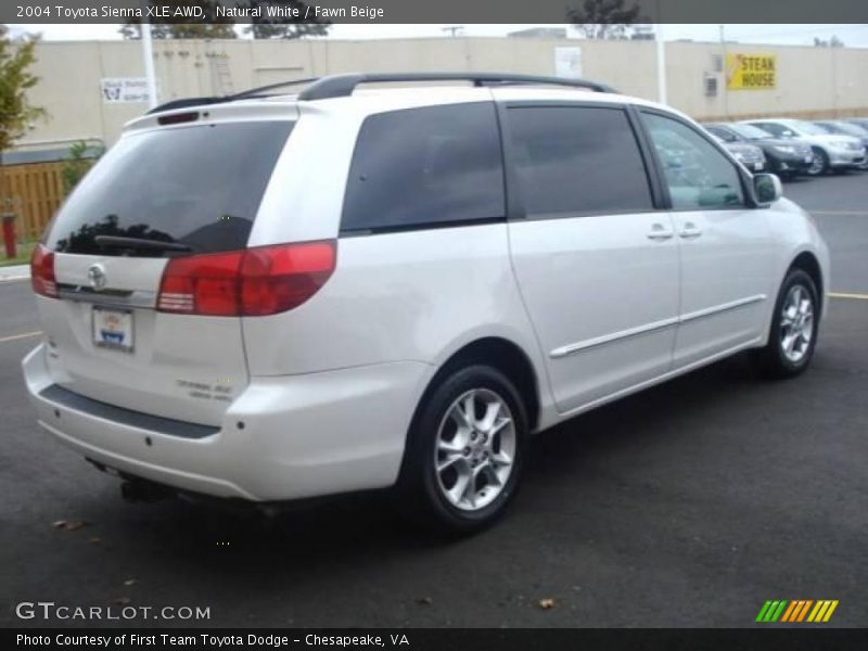Natural White / Fawn Beige 2004 Toyota Sienna XLE AWD