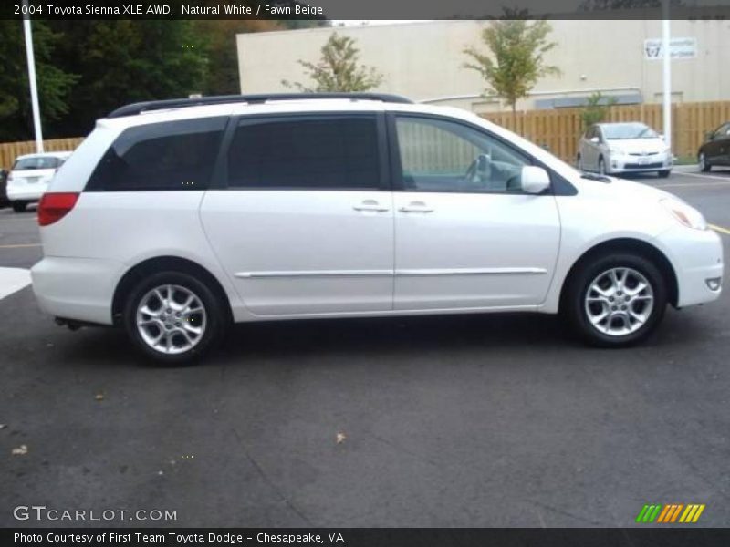 Natural White / Fawn Beige 2004 Toyota Sienna XLE AWD