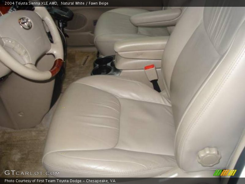 Natural White / Fawn Beige 2004 Toyota Sienna XLE AWD