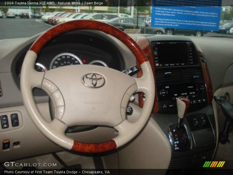 Natural White / Fawn Beige 2004 Toyota Sienna XLE AWD