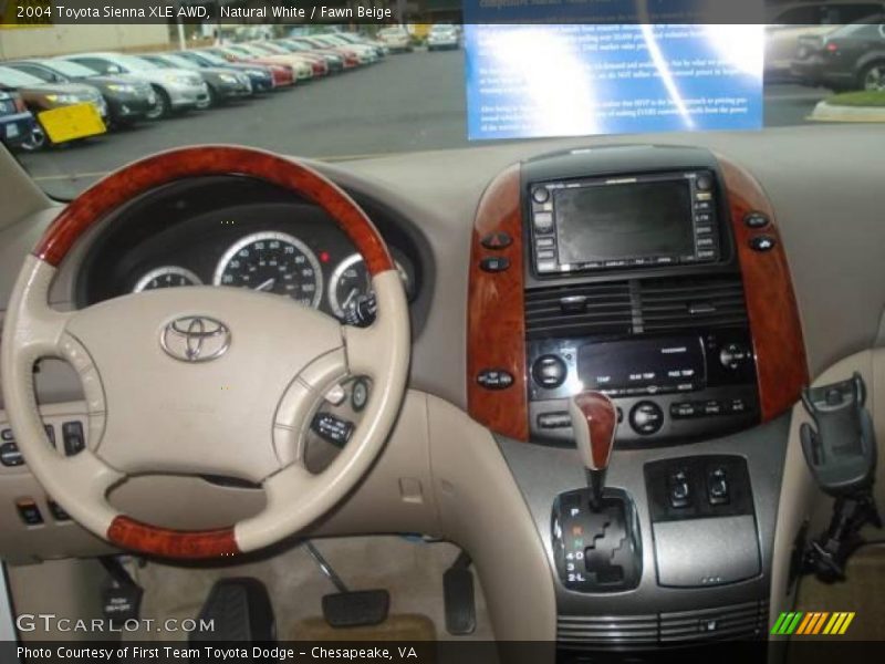 Natural White / Fawn Beige 2004 Toyota Sienna XLE AWD