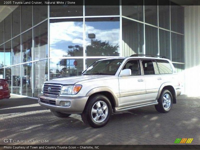 Natural White / Stone 2005 Toyota Land Cruiser