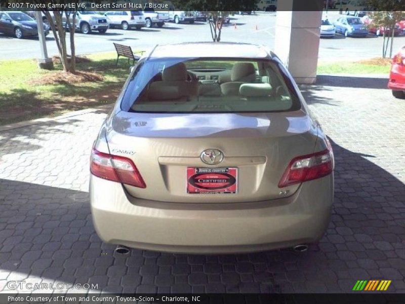 Desert Sand Mica / Bisque 2007 Toyota Camry LE V6