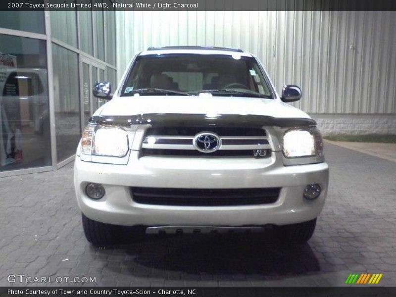 Natural White / Light Charcoal 2007 Toyota Sequoia Limited 4WD