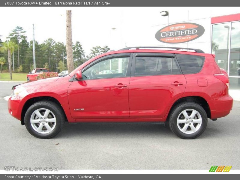Barcelona Red Pearl / Ash Gray 2007 Toyota RAV4 Limited