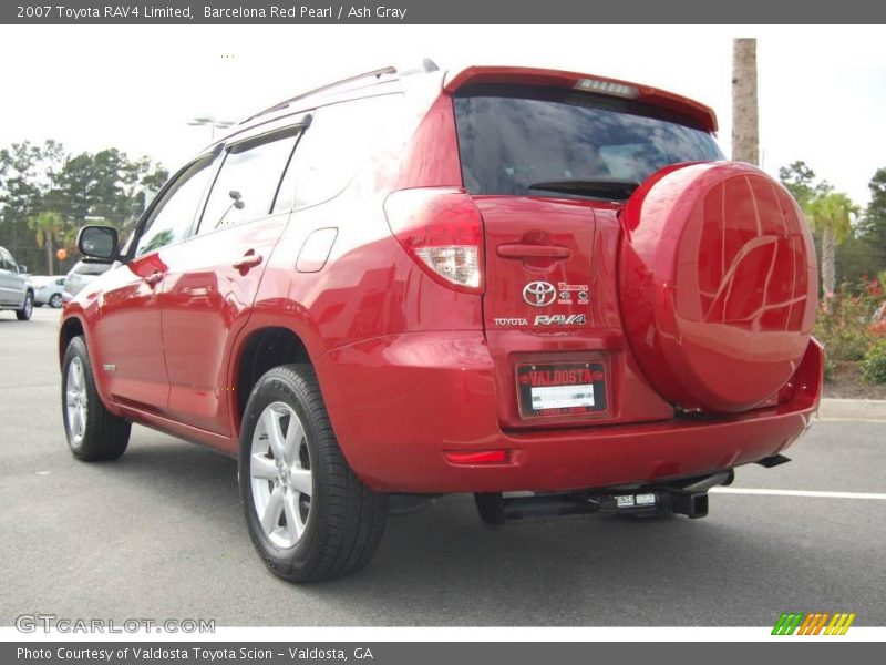 Barcelona Red Pearl / Ash Gray 2007 Toyota RAV4 Limited