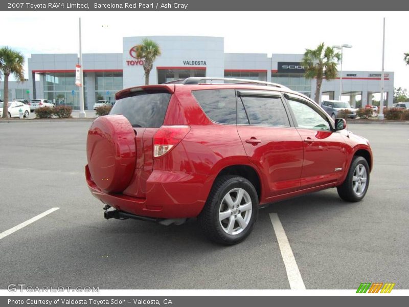 Barcelona Red Pearl / Ash Gray 2007 Toyota RAV4 Limited